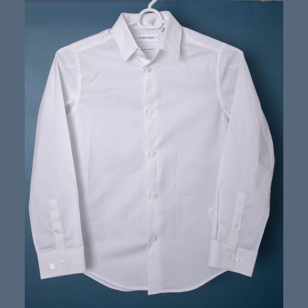 Calvin Klein Kids White Button Down Shirt